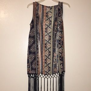 Fringe vest from EARTHBOUND